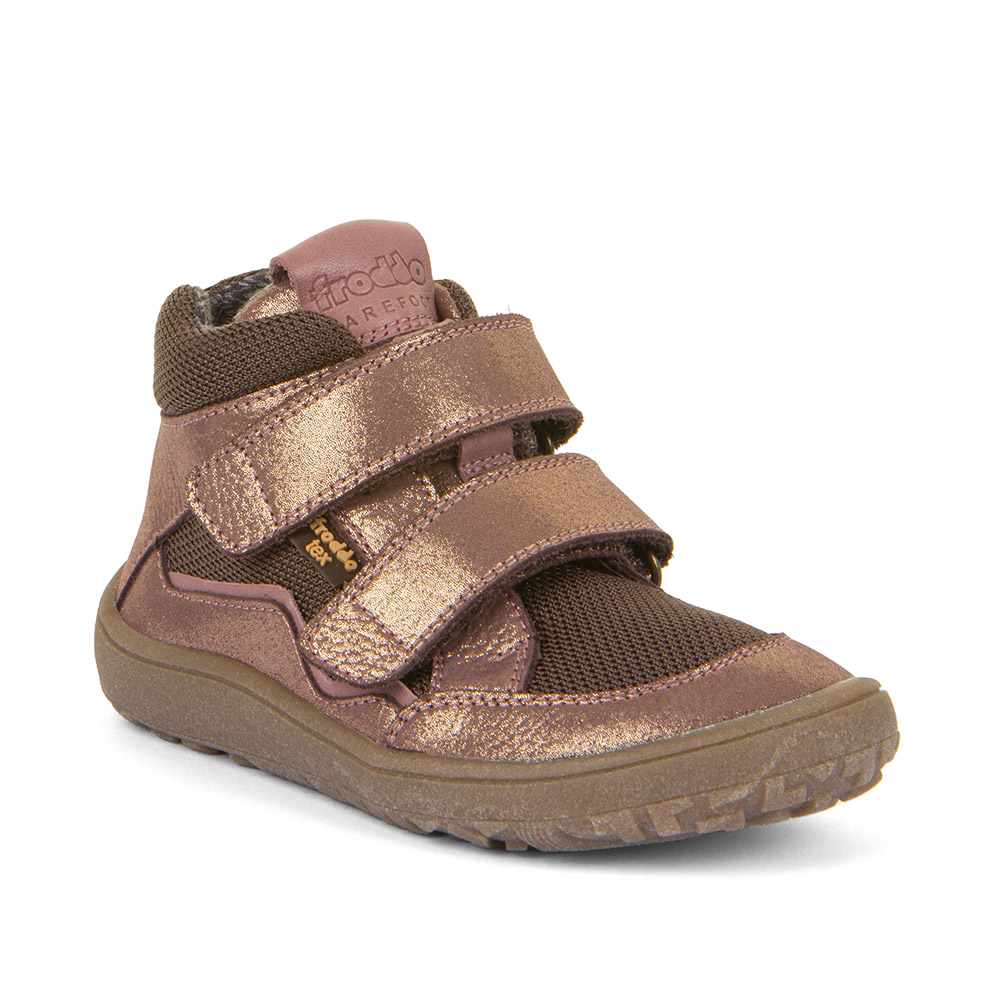 FRODDO HIGH TOPS KOTNÍKOVÉ BAREFOOT BOTY PINK GOLD